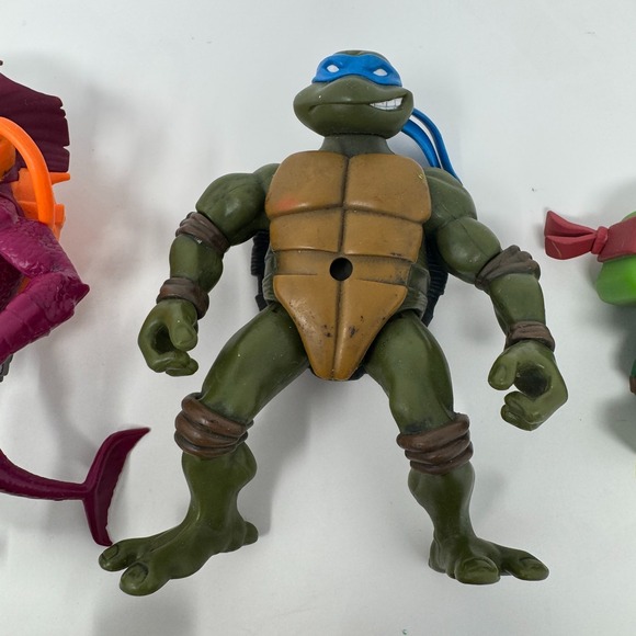 Lot of TMNT Teenage Mutant Ninja Turtles Villains Figure Lot Shredder Fish Head - Picture 4 of 12